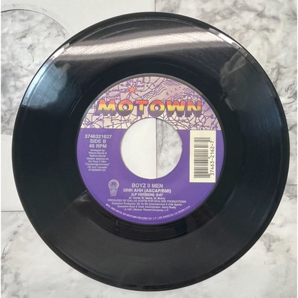 Boyz II Men Please Don't Go / Uhh Ahh 45 R&B Soul Motown 1991 VG+ - Picture 6 of 6